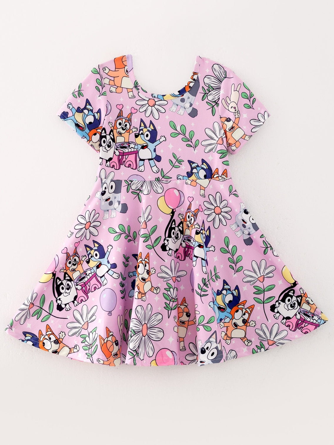 Bluey Milk Silk Dress