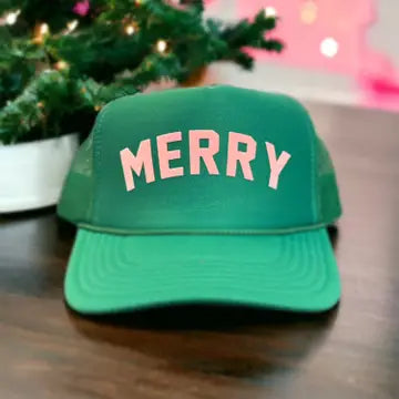 Velvet Merry Trucker Hat