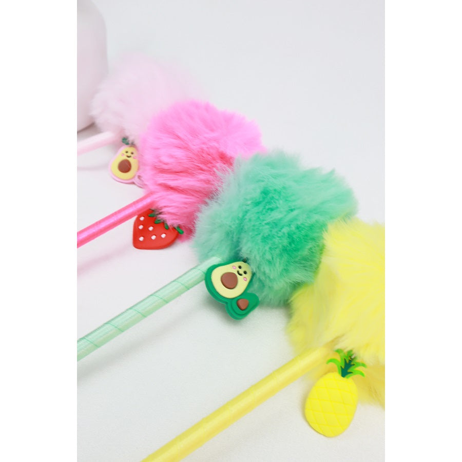 Fruit Pom Pom Pen
