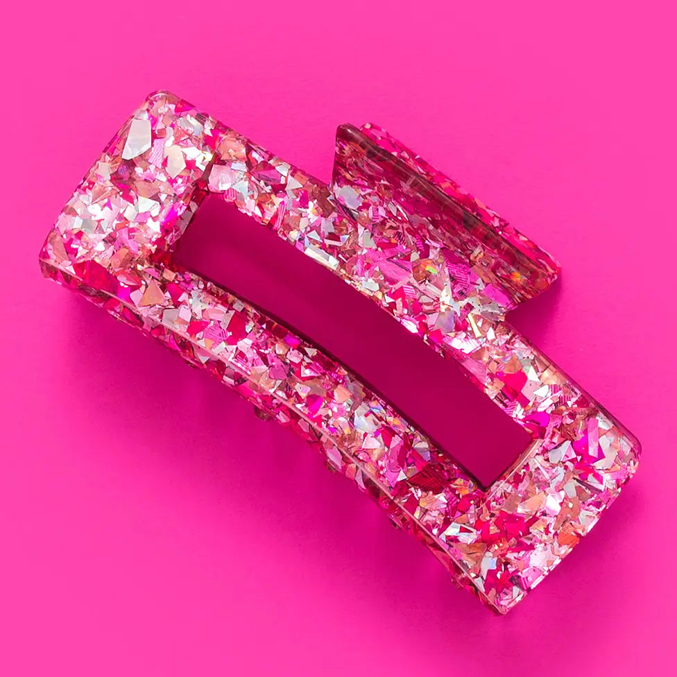 Claw Hair Clip - Colorful Confetti