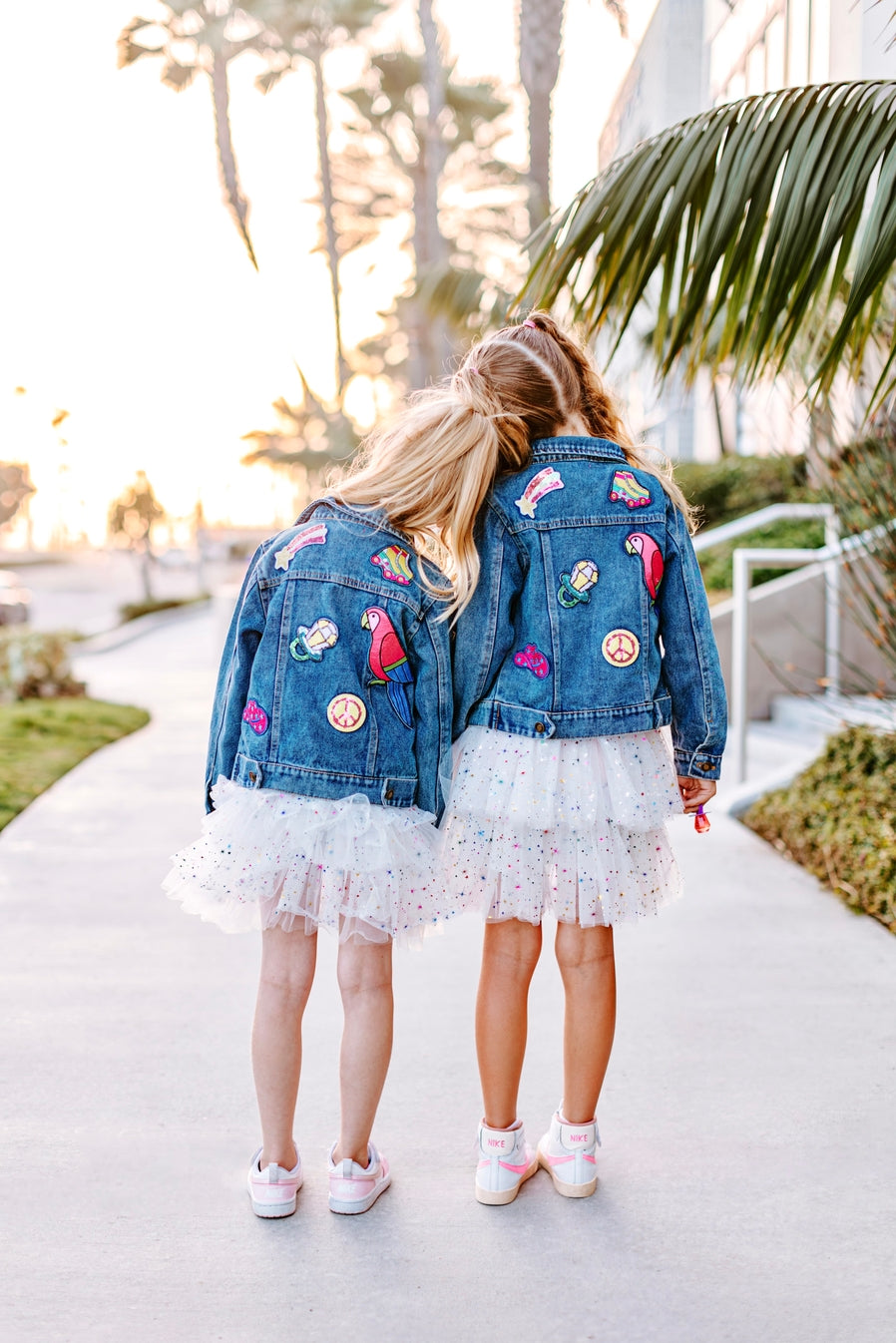 Patched Denim Jacket