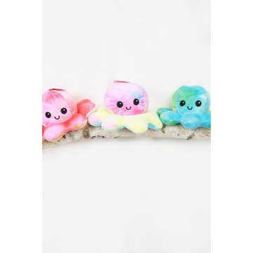 Tie Dye Reversible Octopus Plushie