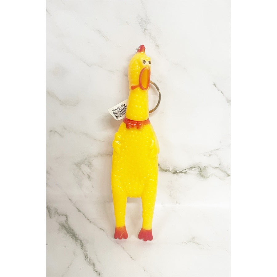 Squeeze Chicken Keychain