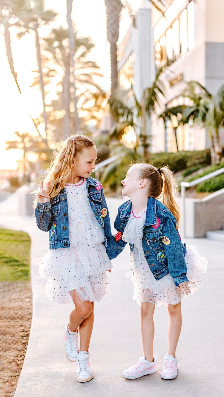 Patched Denim Jacket