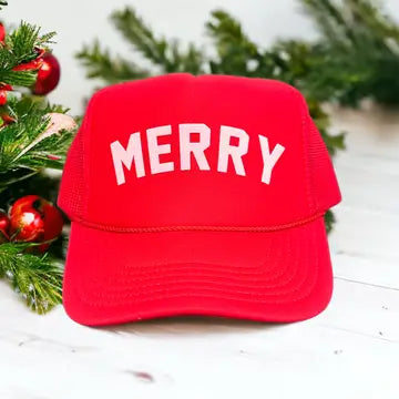 Velvet Merry Trucker Hat