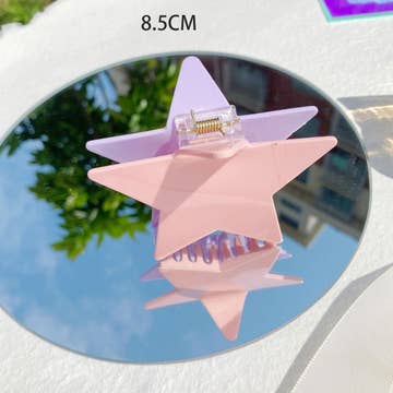 Acrylic Star Hair Claw