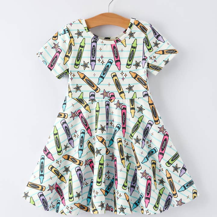 Back To School Crayon Dress