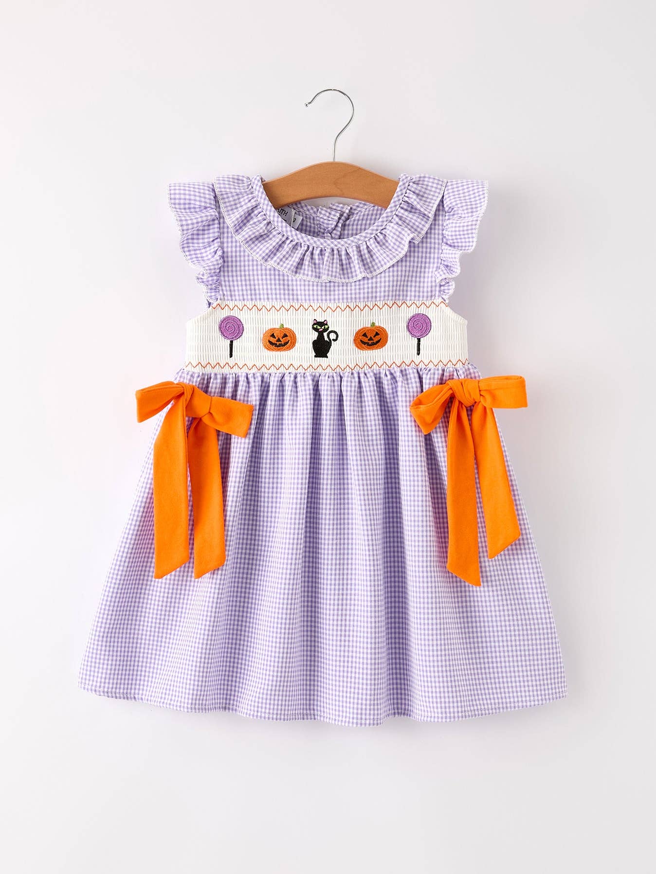Fall Embroidered Baby Girl Dress